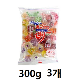 일본 킨조 킨죠 믹스 과일 젤리, 3개, 300g