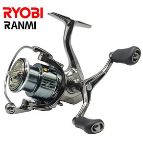 RYOBI RANMI 스피닝 낚시 릴 담수 및 해수 낚시 릴 더 빠른 라인 검색 편조 준비 스풀, 단일핸들, 2500