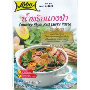 [태국] 로보 컨츄리스타일 페이스트 / [THAI] LOBO COUNTRY STYLE CURRY PASTE, 1개, 50g