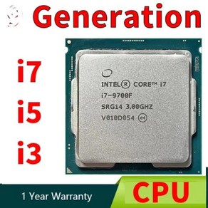 인텔 코어 i5-9400F i5 9400F 2.9 GHz 중고 6 코어 6 스레드 CPU 65W 9M 프로세스 LGA 1151 IC 칩셋 정, 03 I3 9100F