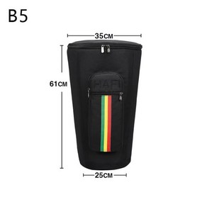 젬베 가방 케이스 두꺼운 충격 방지 방수 아프리카 드럼 탬버린 숄더 백 패키지 멀티 블랙 8 인치 9 10 11/12