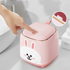 라인프렌즈 탁상용 원터치 스마트센서 휴지통 코니, CONY