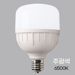 비츠온 LED T 벌브W T벌브W 전구 램프 50W전구 E39베이스, 1개, 주광색