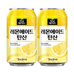 미닛메이드 레몬에이드 탄산, 16개, 355ml