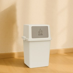 대용량 재활용 분리수거함 40L 60L, 블랙, 2개