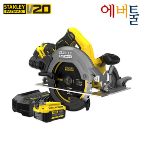 스탠리 스탠리 충전원형톱 SBC550M2K(20V 4.0Ah), 1세트, 본품 + 배터리2개이상