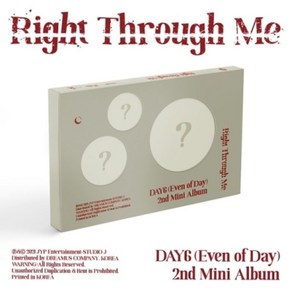 DAY6 - Right Though Me 미니2집 앨범, 1CD