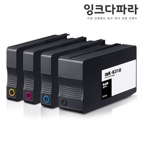 잉크다파라 삼성 호환잉크 INK-K310 SL-J3520W SL-J3560FW SL-J3570FW, INK-K310 호환잉크 4색 세트, 1개