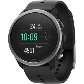 SUUNTO 5 Peak – 배터리 수명이 길고 경로 탐색 기능 컴팩트 GPS 스포츠 워치, Black, 1개