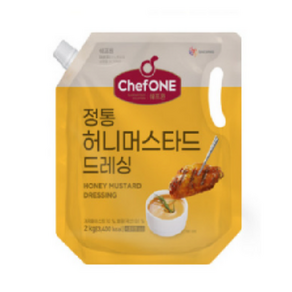 쉐프원 정통 허니머스타드 드레싱, 2kg, 1개