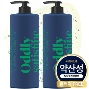 오들리 배스 약산성 탈모 샴푸 알러지 FREE 편백향, 2개, 1000ml