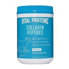 Vital Poteins 네추럴 홀 뉴트리션 바이탈 프로틴 콜라겐 펩타이드 680g Natual Whole Nutition Collagen Peptides 24oz, 1개