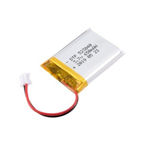 리튬폴리머 배터리 DTP523040 3.7V 650mAh KC인증, 1개