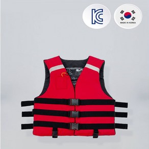 KC인증 레저용 라이프자켓 구명조끼 PL-202, RED