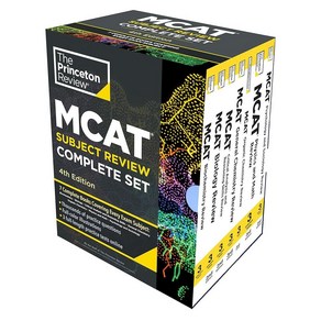 Pinceton Review MCAT Subject Review Complete Box Set 4th Edition: 7 Complete Books + 3 Online P