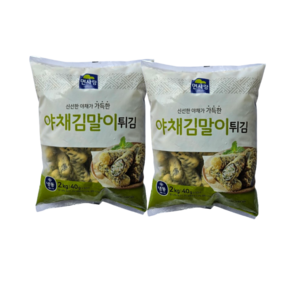 면사랑 야채김말이 튀김, 2개, 2kg