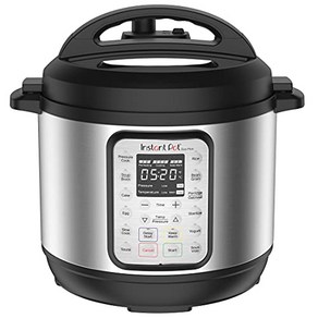 Instant Pot Duo Plus 9-in-1 Electic Pessue Cook Instant Pot Duo Plus 9-in-1 전기 압력 밥솥 슬로우 쿠커 밥솥, 1개, Stainless Steel/Black