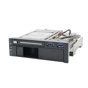 Syba 4 Bay 2.5인치 SATA 하드 드라이브 모바일 랙 마운트 5.25인치 드라이브 베이용 HDD SSD SY-MRA25038용