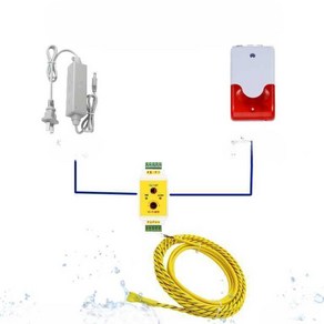 누수 차단기 장치 자동 방수 차단 침수 누출감지 로프, 1개, 1. 1m 누출 로프 세트