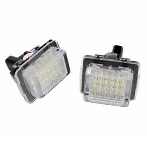 Canbus 컨트롤러 내장 자동차 LED 번호판 번호등 벤츠 W204 W205 W216 W218 W212 용, 1개, 기타색