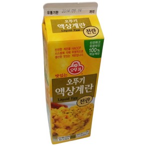 오뚜기 맛있는 1등급 액상계란 전란 1kg 오뚜기 살균 전란액, 2개