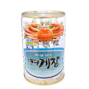 밥도둑 업소용 대용량 영덕 게장 400g, 1개