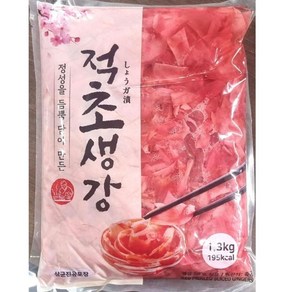 업소용 식당 횟집 식자재 재료 이연 적초생강 1.3kg 생강 적 초 절임, 1개