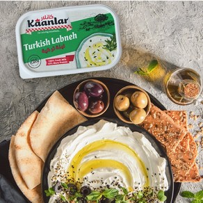 카안라르 하랄 전통 라브네 터키산 카이막 Kaanla Halal Taditional Labneh Tukish Kaymak, 180g, 3개