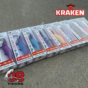 [09피싱]크라켄 슈퍼에깅 TR 팁런에기 무늬오징어 에깅 루어, 슈퍼에깅 TR 3호 30g 01번