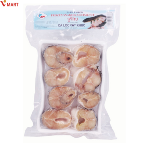 Vmart 베트남 냉동 컷팅 사두가물치 Ca loc Cat khuc 450g