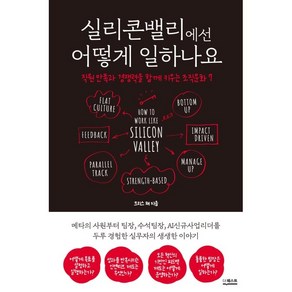 실리콘밸리에선 어떻게 일하나요:직원 만족과 경쟁력을 함께 키우는 조직문화 7