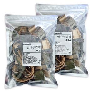 다누푸드 국산 벌나무껍질 산청목껍질, 2개, 300g