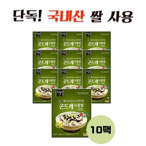 한우물 곤드레나물밥 볶음밥, 210g, 10개