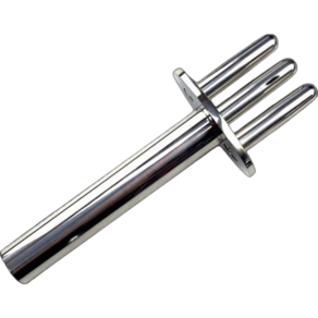 무드온 삼지창 괄사 마그네틱 테라피 스틱 마사지기 얼굴 전신 두피, 실버, 1개