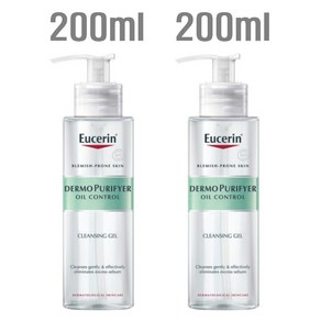 유세린 더모 퓨리파이어 오일 컨트롤 클렌징 젤 200ml, 400ml, 1개