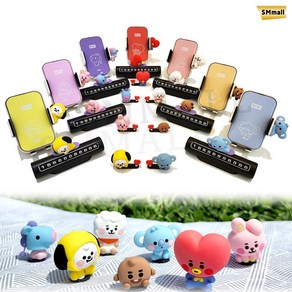 BT21차량용품 BEST 피규어주차번호판무선충전거치대, BT21 차량용 피규어 타타 TATA, 1개