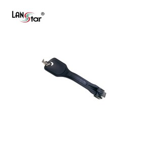 LANsta LS-LAN1021-KEY-BK 랜 포트 보안 잠금장치 락 키 Black, 1개