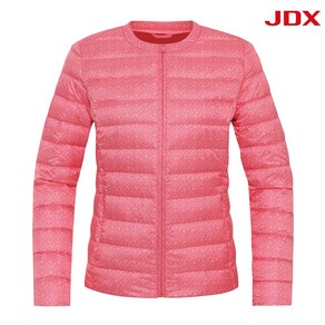 [[JDX] NC일산] 여성 JDX 23' F/W 잔 패턴 프린트 경량 덕 다운 점퍼 X2WDU7142PI