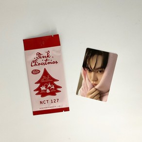 엔시티127 도영 2024 핑크 크리스마스 포토카드 포카2 NCT127 DOYOUNG 2024 PINK CHRISTMAS PHOTOCARD 2