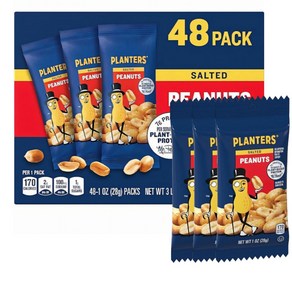 플랜터스 Plantes 땅콩 솔티드 피넛 대용량, 48개, 28g