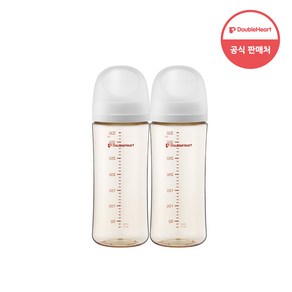 더블하트 모유실감 3세대 트윈팩, 제뉴인화이트, 330ml, 3개