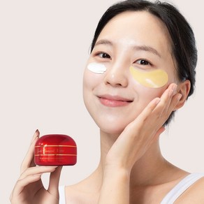 2in1 아이패치 & 크림 눈가 눈밑 주름패치 하이드로겔 리프팅 마스크팩 데일리 1일1팩, 1개, 60개입