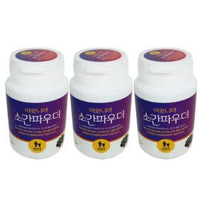 웁스 강아지 소간 파우더 영양제 가루, 눈물개선/눈건강, 50g, 3개