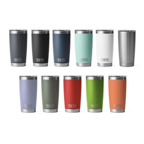 예티 램블러 20oz 텀블러 휴대용 맥슬라이더 뚜껑 590ml / YETI Ramble 20oz Tumble with Magslide Lid, Navy, 1개