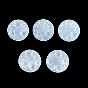 원형베이직몰드5종/레진아트실리콘몰드, #타원6종 (M-129)