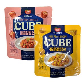 동원참치큐브덮밥소스(매콤+카레), 130g