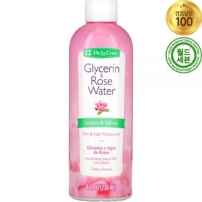 드라크루즈 글리세린 & 로즈 워터 스킨 헤어 모이스처라이저 액상 236ml Glycein Rose Wate Skin Hai Moistuize, 1개, 드라크루즈 글리세린 & 로즈 워터 스킨 헤어 모이스처라