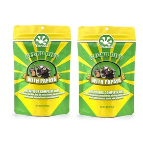 판게아 파파야 8oz (228g) 2개 Pangea Gecko Diet with Papaya 8oz PFDP-8, 2팩, 228g