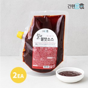 간편한식 절대 불맛 소스 500g 1+1 볶음양념 조리 양념장, 2개