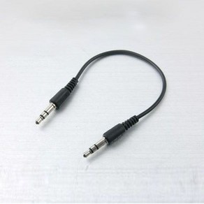 coms 스테레오 케이블 3.5 MM 15cm검정, 2개